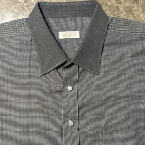 Napoleon By Stefano Ricci Shirt Mens 48 19.5 Houndstooth French Cuff Long Sleeve